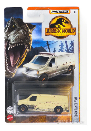 Jurassic World Dominion Ford Panel Van Matchbox 1:64