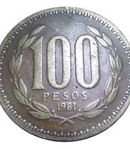 Comprar Moneda De 100 Pesos Chilenos, Año De Emisión 1981.