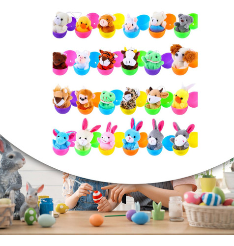 24 Huevos De Pascua Precargados, Rellenos De Huevos De