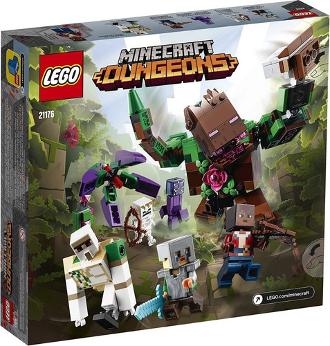 Imagen 2 de 10 de Lego Minecraft La Abominación De La Jungla 489 Pcs Bentancor