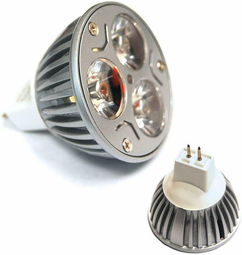 Set X6 Bombillo Led Bulb Mr16 12v 3 Wattage De Ahorro De