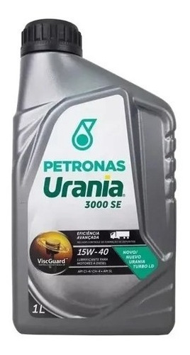 1 Lt Óleo Motor 15w-40 Diesel Urania 3000s