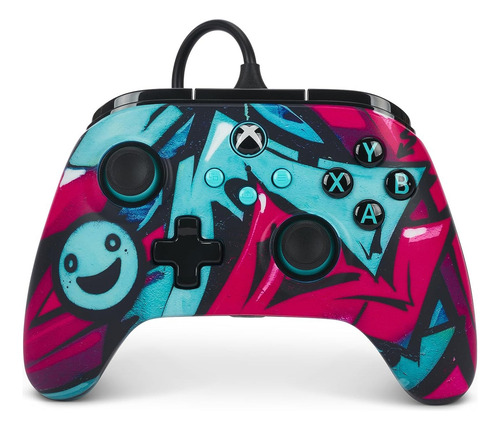 Control Powera Advantage Alámbrico Xbox Series X-s. Color Azul