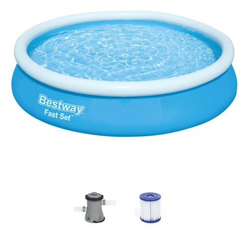 Bestway E - Piscina Inflable Sobre El Suelo De Instalación.