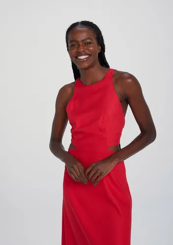 Vestido Midi Recortes Evas Hering