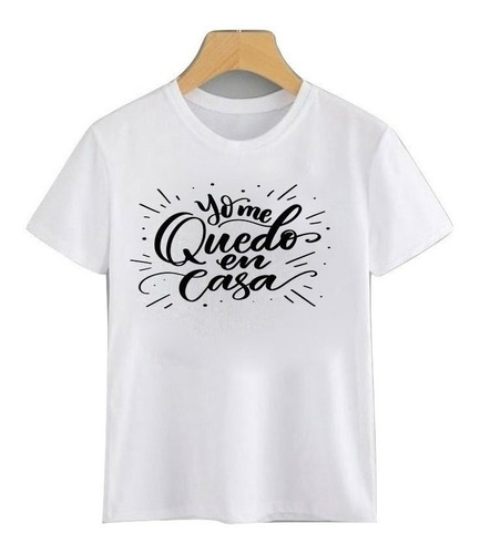 Yo Me Quedo En Casa Conciencia Polera Unisex Hombre Mujer