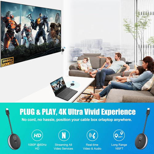 Hdmi Inalámbrico, Un Transmisor Y Dos Es, Expansión ...