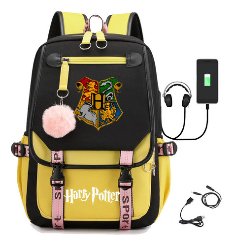 Mochila Para Estudiantes De Arround The School Of Magic Scho