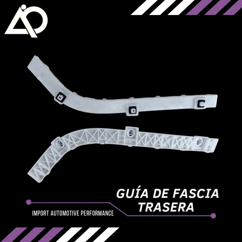 Par De Guías Fascia Trasera Lancer 08-16 (der. E Izq.)
