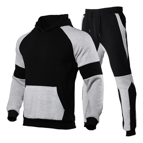 Conjunto Deportivo Colores Contrastantes Sudadera Deportiva