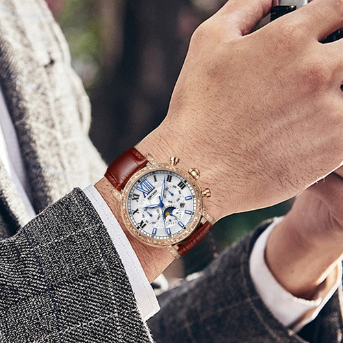 Relojes Mecánicos Cronógrafos Kinyued Para Hombre