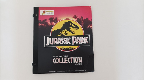Álbum Figuritas Carpeta Tarjetas Jurassic Park Italiano 1993