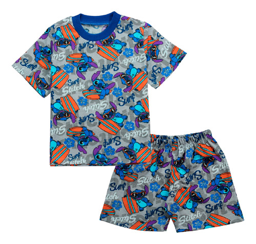 Pijama Con Diseños Infantiles Short Y Playera