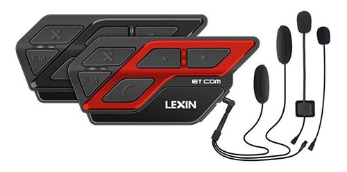 Lexin 2 Auriculares Bluetooth Et-com V5.0 Para Motocicleta,.