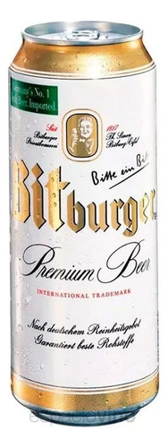Cerveza Bitburger Pilsner Importada Lata X 500 Ml Pack X6