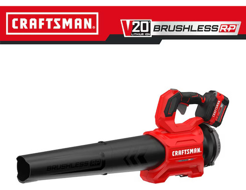 Sopladora Inal Craftsman S/carbones, 20v 410cfm, 110 Mph