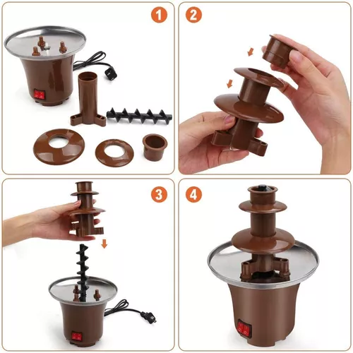 Maquina Fuente Chocolate Cubre Postres Uso Sencillo 65 W C7s