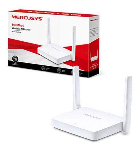 Roteador Wireless Tp-link Mercusys Mw301r 300mbps 2 Ant