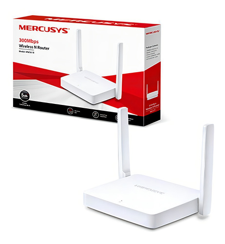 Roteador Wireless Tp-link Mercusys Mw301r 300mbps 2 Ant
