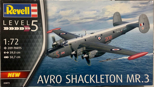 Avião Avro Shackleton Mr.3 1/72 Revell (Usado)