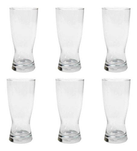 6 Vaso Cervecero 325ml Tarro Cerveza