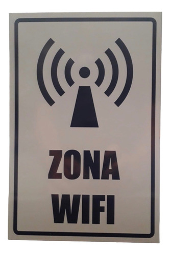 Sticker Vinilo Adhesivo Zona Wifi