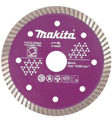 Disco Diamantado 115mm Turbo Makita D-50893