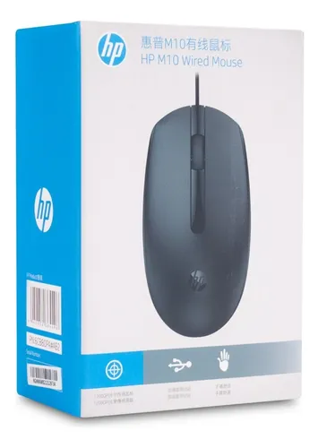 Mouse Hp M10 Alambrico Usb Negro / Tecnocenter