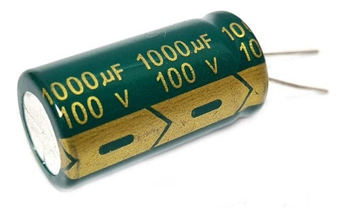 5 Pzas Capacitor Electrolítico 1000uf 100v