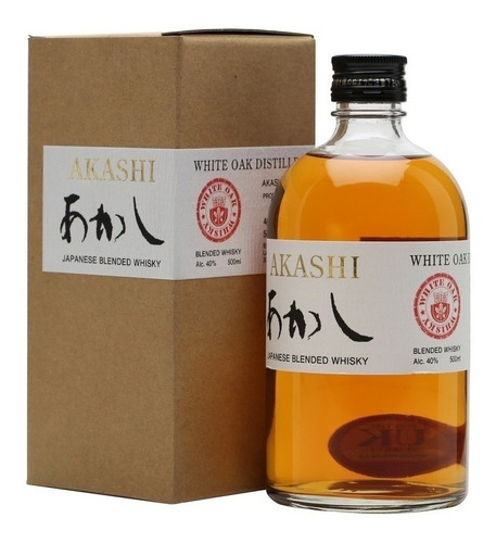 Whisky Akashi Black, Japanese Blended Whisky 500 Ml /bbvinos