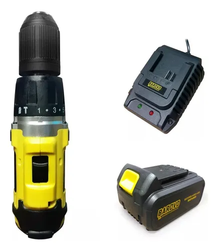 Taladro Percutor 13mm Inalambrico 18v + Batería + Cargador