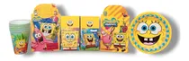 Comprar Bob Esponja Kit Para Fiestas Cajas + Platos + Vasos 50 Inv