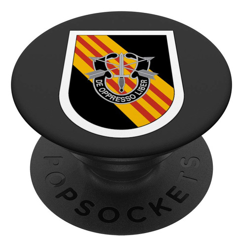 Grupo 5ª Fuerza Especial Sfg Gris Popsockets Grip And Stand