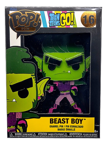 Funko Pin Beast Boy - Teen Titans Go! #16 - Eternia Store