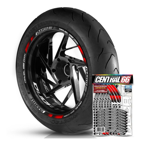 Friso Premium M2 + Adesivo Interno P Ducati Diavel 1198 Dark