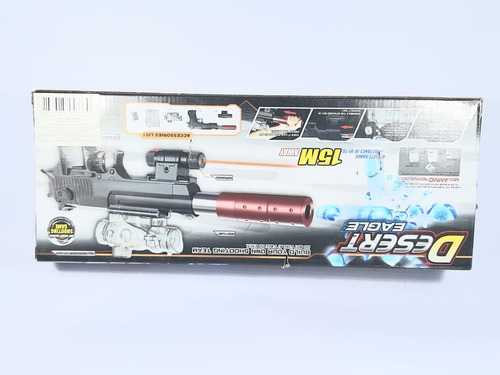 Pistola Desert Eagle Hidrogel Manual. Juguete 15 M