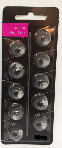 Oticon Replacement Domes For Minirite Hearing Aids (6mm Open