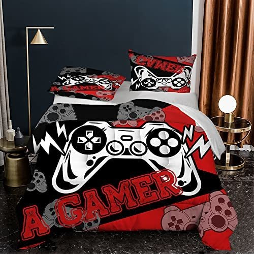 Sunnycitron Juego De Cama Gamer Niños - Full Size