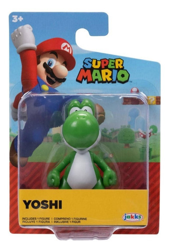 Mini Figura Articulada Yoshi - Super Mario