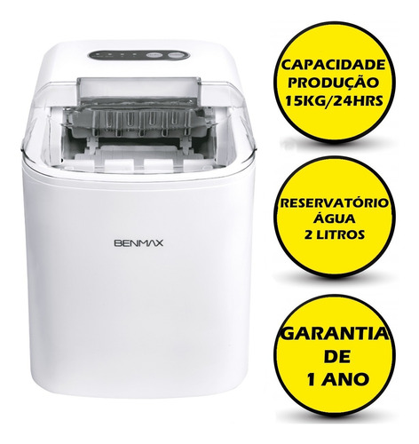 Máquina De Fazer Gelo Benmax Super Ice 15 Kg 220v