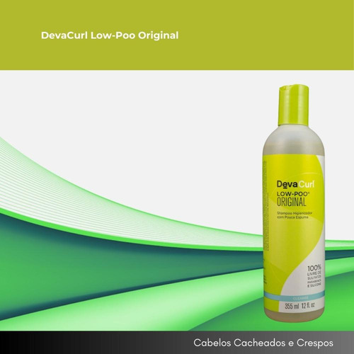 Devacurl Low-poo Original Shampoo Com Pouca Espuma 355ml