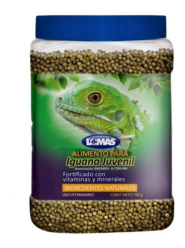 Alimento Para Iguana Juvenil 700 Gr Redkite Natural