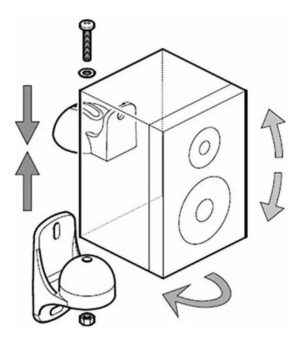Imagen 5 de 10 de Soporte Base Móvil Para Parlantes Paquete Por 2 Unidades