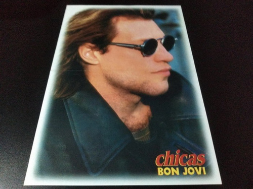 Poster Jon Bon Jovi * Chino Jugate Conmigo * 40 X 28 (r082)