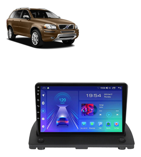 Central Multimídia Android Volvo Xc90 2005-13 8/core 9p