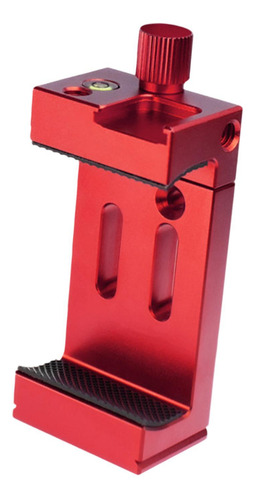Suporte De Telefone Para Tripé, Braçadeira Vermelho