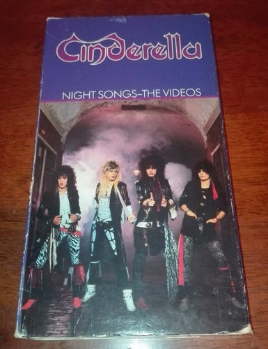 Cinderella - Night Songs - The Videos - Vhs Original Usa