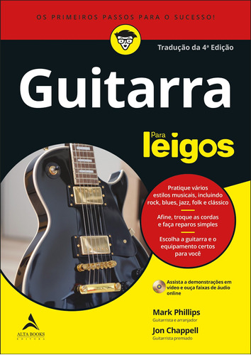 Guitarra para leigos, de Chappell, Jon. Série Para leigos Starling Alta Editora E Consultoria  Eireli, capa mole em português, 2020