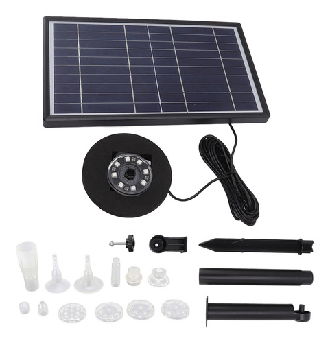 Kit De Bomba De Agua Solar, Fuente De 10 V, 10 W, Luz Led Co