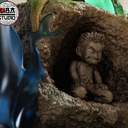 Roronoa Zoro Estátua Resina 27cm One Piece Fidel Figures